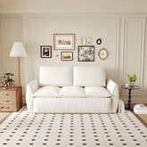 Bellemave® 70.9" Multi - Functional Velvet Loveseat Bed with 2 - in - 1 Pillow and Blanket Set - Bellemave